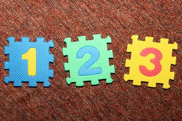 Numbers 1, 2, 3