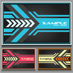 Obraz premium business cards set 32