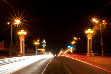 Night avenue