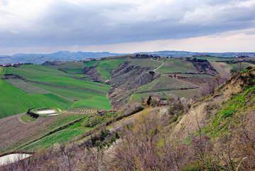 Italy, Romagna hills near Imola