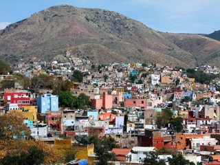Point de vue sur Guanajuato