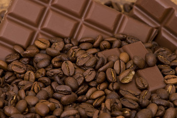 Schokolade und Kaffee