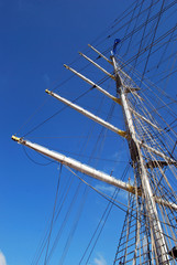 Mast eines Segelschiffes