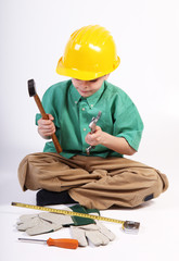 bambino al lavoro