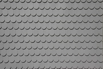 Texture: fish scale grey siding © Martin Rotkovich