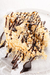 puff pastry with chocolate.