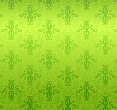 Green Wallpaper Pattern
