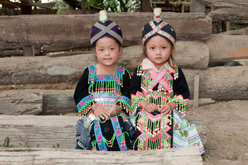Mädchen von Asien Hmong - 21032804