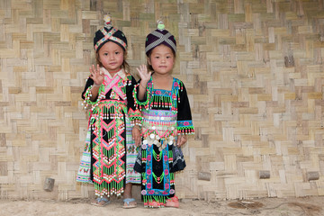 Mädchen von Asien Hmong - 21032859