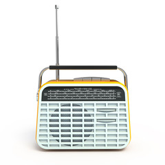 Retro radio - front view