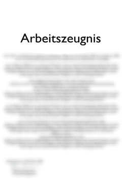 Arbeitszeugnis