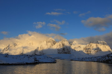 Beautiful landscape in Antarctica, very remote.