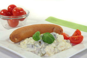 Bockwurst mit Kartoffelsalat