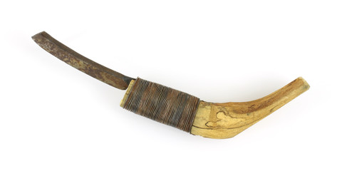 Hand made razor carving knife