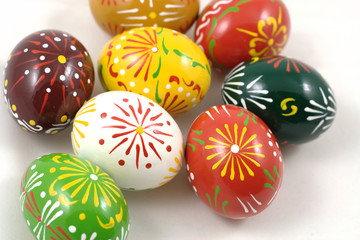Colorful Easter eggs.