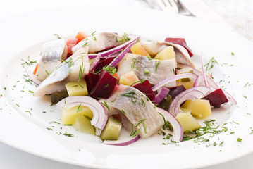 Matjes Salat Teller