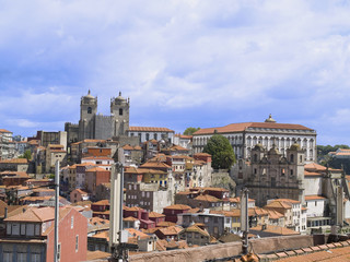 Vista de Oporto, famosa ciudad del norte de Portugal.