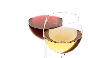 Red and white wine