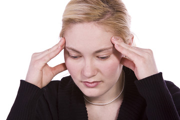 Woman with a Headache