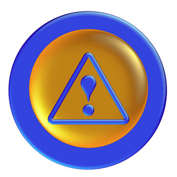 blue glossy icon