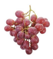 A bunch of grapes isolated on white background
