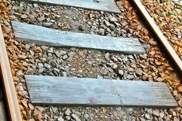 Rail d'un chemin de fer