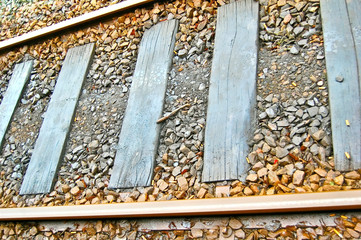 Rail d'un chemin de fer