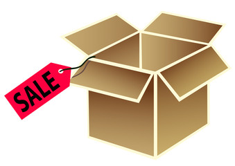 sbox with sale tag