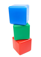 plastic cubes