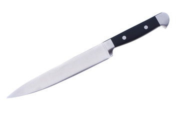 sharp knife isolated on white background