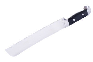 sharp knife isolated on white background