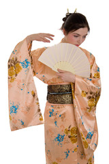 Fototapeta premium The girl in a kimono