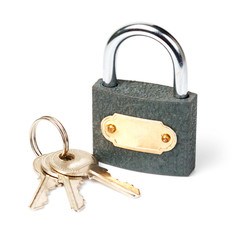 lock with three keys