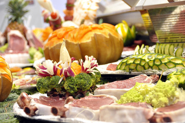 Butcher's stall