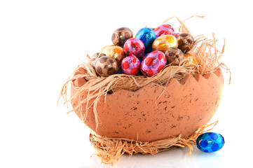 Chocolate easter eggs
