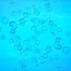 Fototapeta na wymiar Soap Bubbles Galore