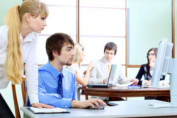 Fototapeta premium office people