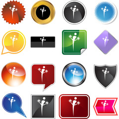 Action Pose Stick Figure