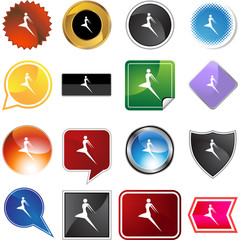 Action Pose Stick Figure