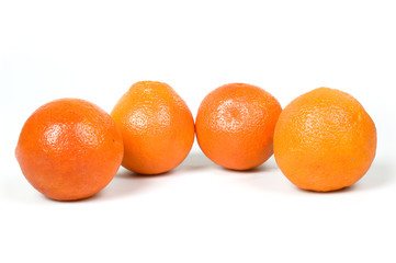 Quattro arance rosse