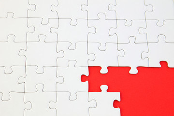 Fototapeta premium Unvollendetes Puzzle