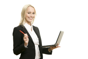 freisteller Frau Laptop 4