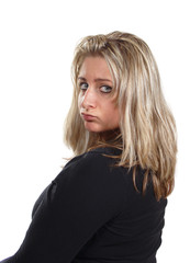 Naklejka premium Young Woman