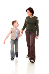 Mother and son