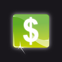 Fototapeta premium Business icons - picto dollar