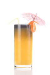 Cocktail of orange juice