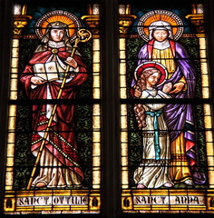 Fototapeta premium Sainte Odile et Sainte Anne