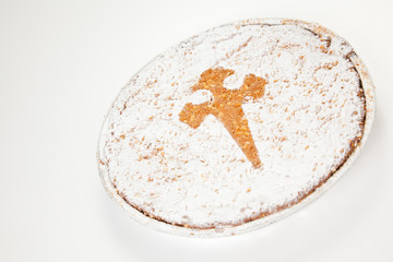 almond cake from santiago of compostela