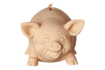 Piggy bank in front