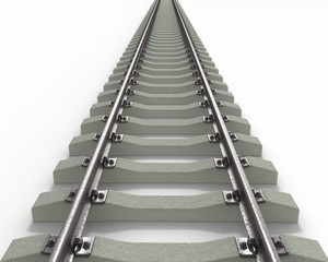 Obraz premium Long Rails Textured